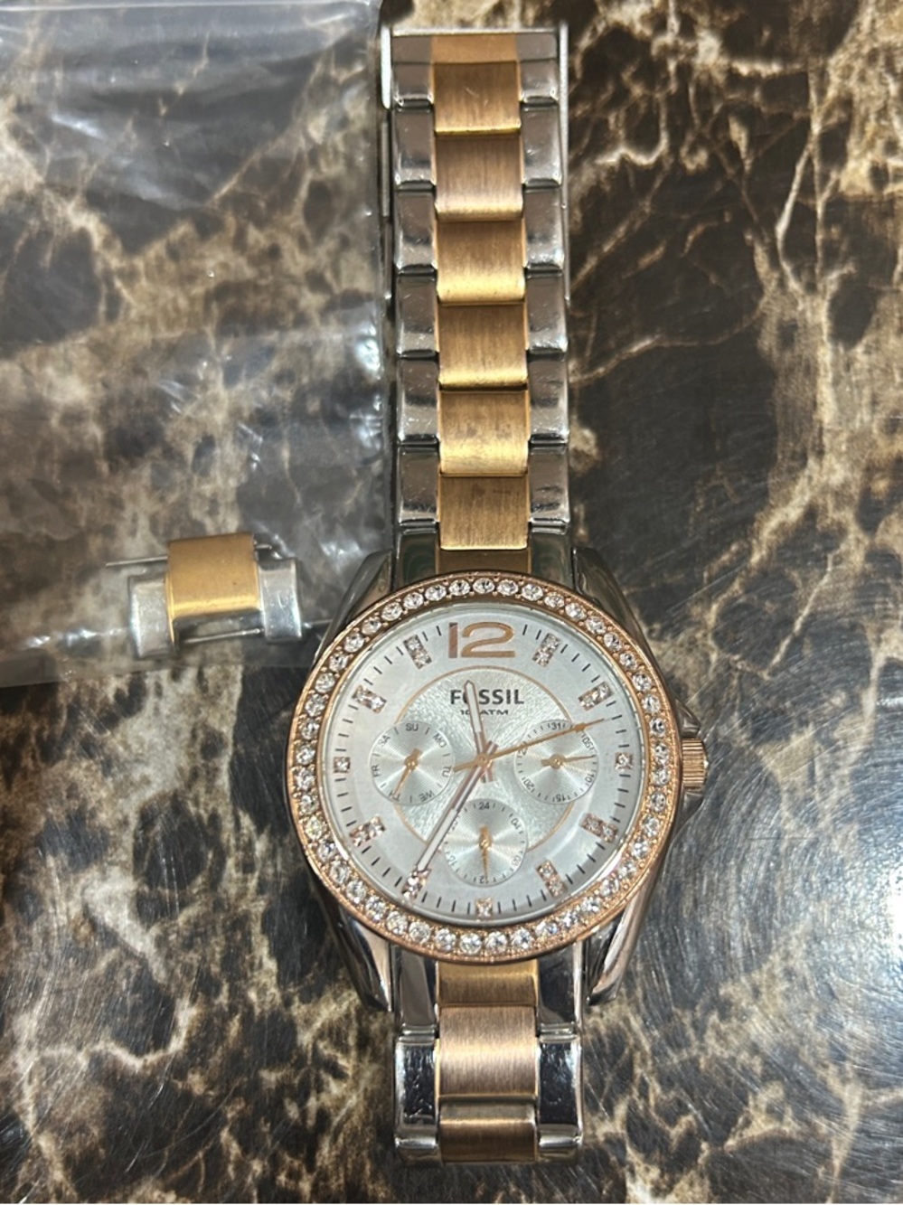 Fossil Women’s Two-Tone Rose Gold ES2787